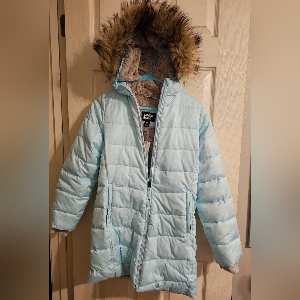 Lands End Youth Fleece Lined Parka